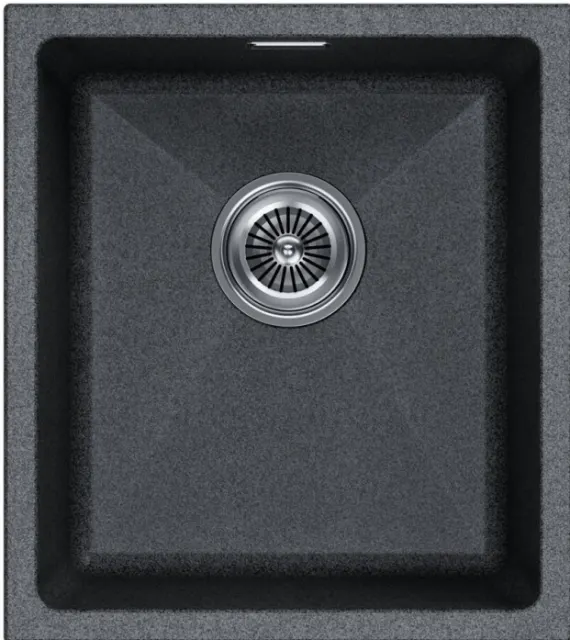 Мойка Paulmark LUMI 41UNI, IT-GRANIT, LU41-DG, графит, 410х460,