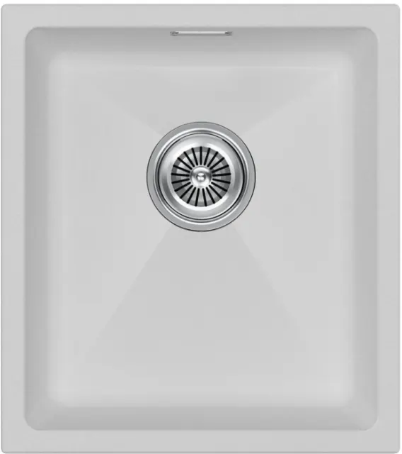 Мойка Paulmark гранит LUMI 41UNI, белый LU41-WH