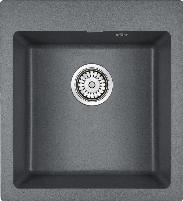 Мойка Paulmark KANTE 45, IT-GRANIT, PM104651-DG, графит, 460х510 мм,