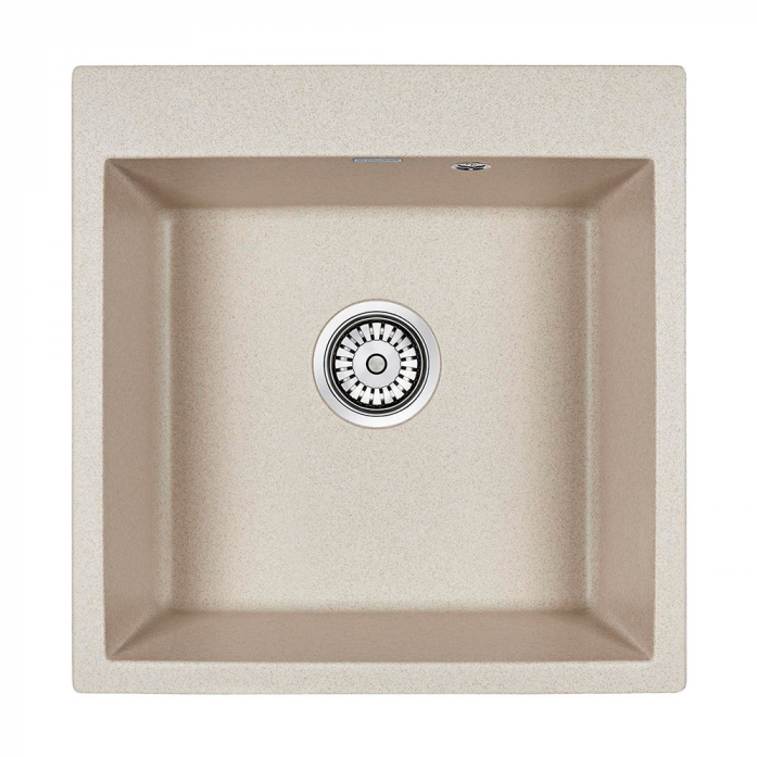 Кухонная мойка Paulmark Мойка KANTE 50, IT-GRANIT, PM105152-BE, бежевый, 510х520,