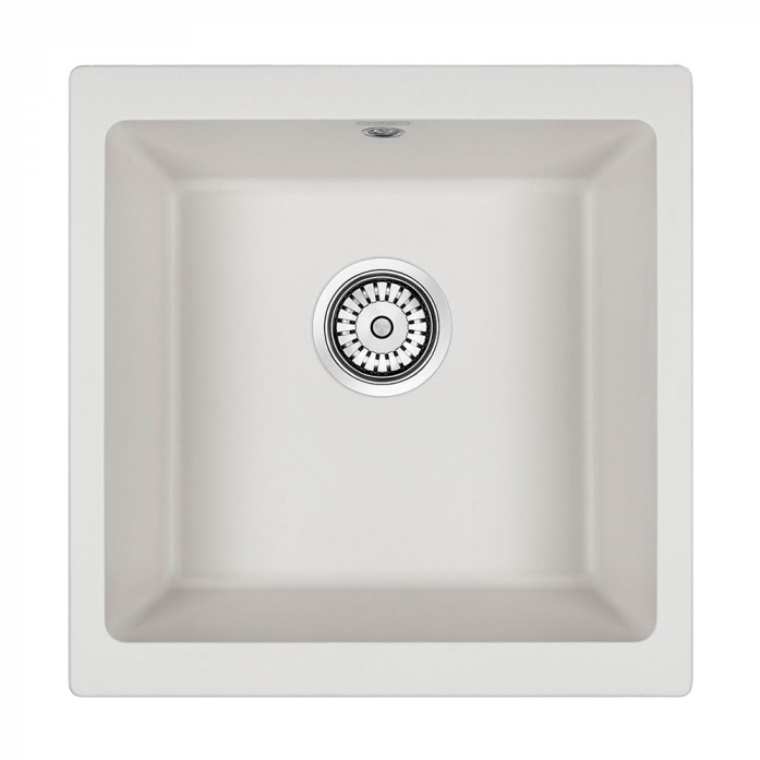Кухонная мойка Paulmark Мойка GERA 50, IT-GRANIT, PM104546-WH, белый, 445х460, подст. мон.
