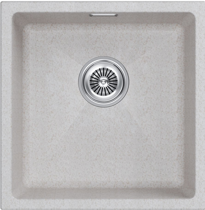 Мойка Paulmark LUMI 45UNI, IT-GRANIT, LU45-BE, бежевый, 455х460,