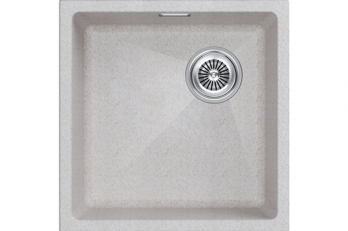 Мойка Paulmark LUMI 45UNI-SKEW, IT-GRANIT, LU45SK-BE, бежевый, 455х440,