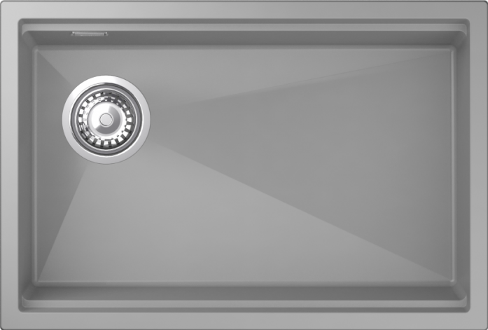 Кухонная мойка Rivelato LN-654-L grigio metallizz