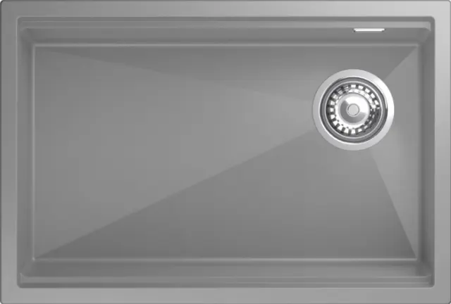 Кухонная мойка Rivelato LN-654-R grigio metallizz