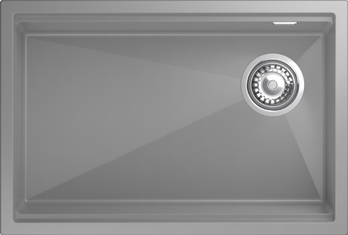 Кухонная мойка Rivelato LN-654-R grigio metallizz