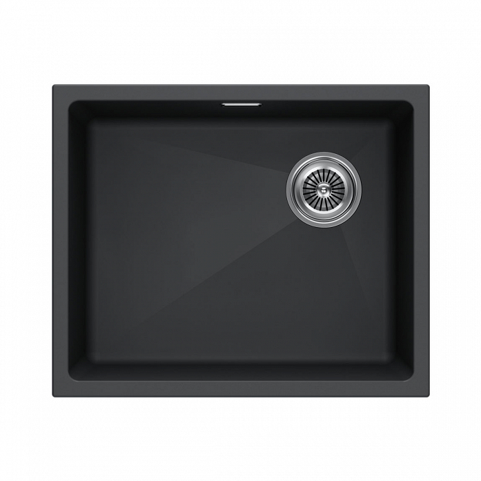 Мойка Paulmark LUMI 55UNI-SKEW, IT-GRANIT, LU55SK-AN, антрацит, 555х440,