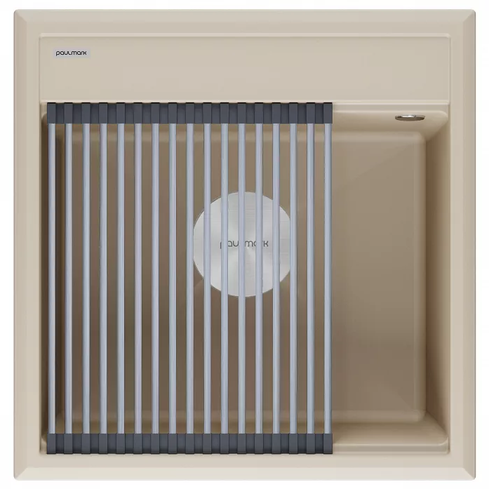 Кухонная мойка Paulmark Мойка STEPIA 50, IT-GRANIT, PM115051-LA, латте, 500х510,