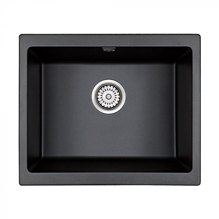 Кухонная мойка Paulmark Мойка GERA 60, IT-GRANIT, PM205546-AN, антрацит, 555х460, подст. мон.
