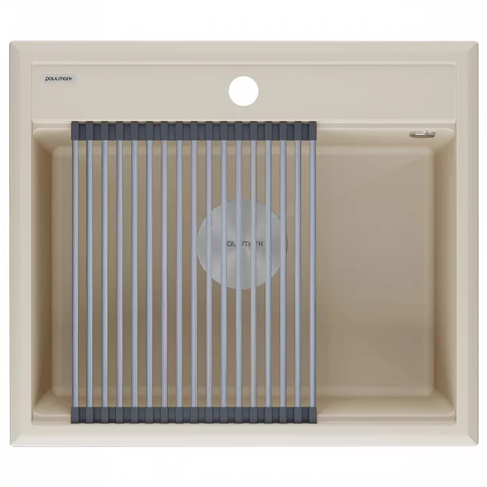 Кухонная мойка Paulmark Мойка STEPIA 60, IT-GRANIT, PM115951-LA, латте, 590х510,