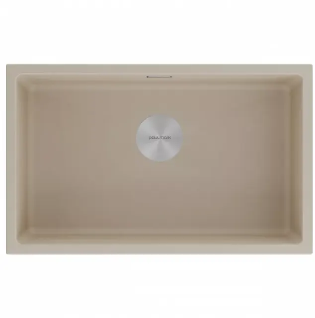 Кухонная мойка Paulmark Мойка LUMI 74UNI, IT-GRANIT, LU74-LA, латте, 740х460,
