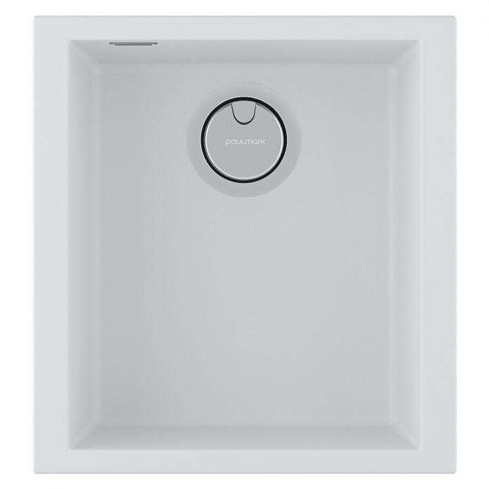 Мойка Paulmark NEO CLASSIC 41, ACRYSTONE, PM964144-WH, WHITE, 410х435 мм,
