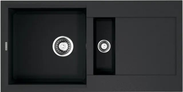 Кухонная мойка Omoikiri Sakaime 86-2-BL черный 4993117