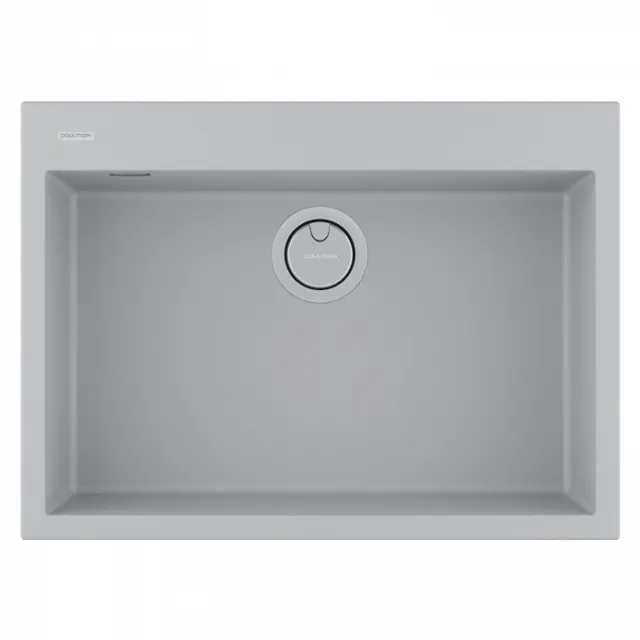 Мойка Paulmark DECORATION 69, ACRYSTONE, PM936950-UGR, URBAN GREY, 690х500 мм,