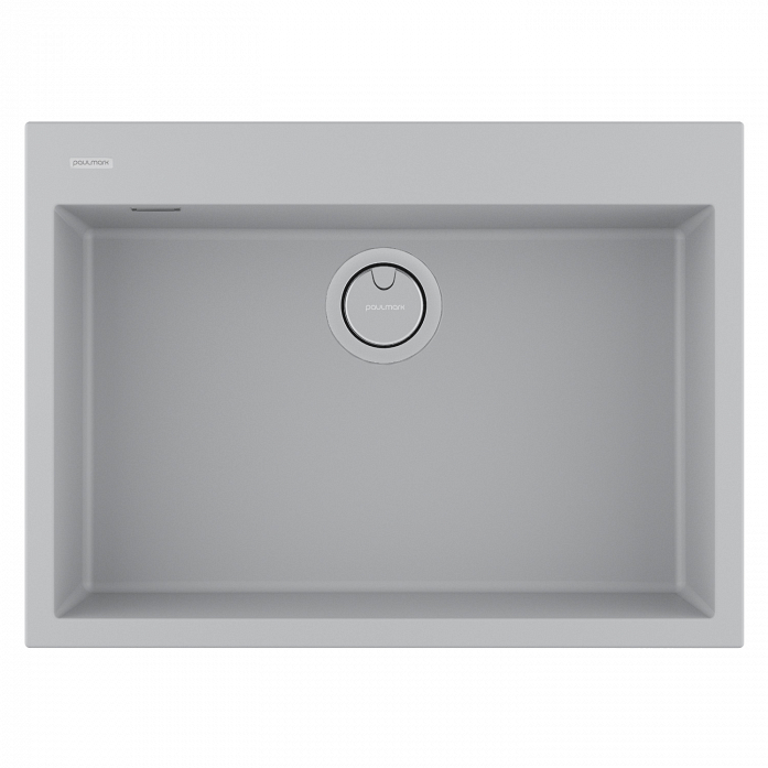 Мойка Paulmark DECORATION 69, ACRYSTONE, PM936950-UGR, URBAN GREY, 690х500 мм,