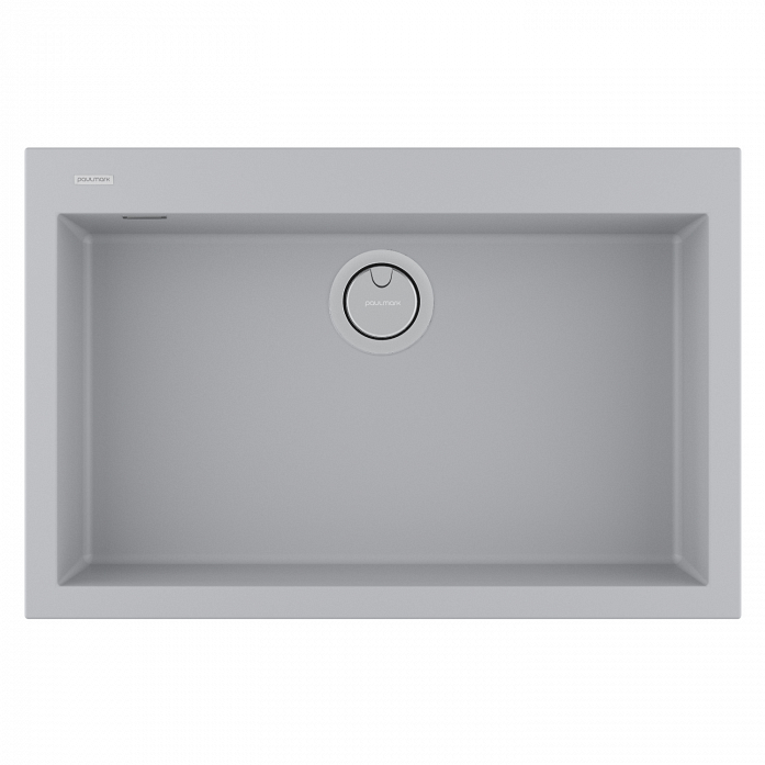 Мойка Paulmark DECORATION 76, ACRYSTONE, PM937650-UGR, URBAN GREY, 760х500 мм,