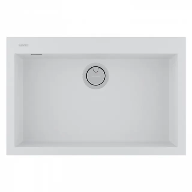 Мойка Paulmark DECORATION 76, ACRYSTONE, PM937650-WH, WHITE, 760х500 мм,