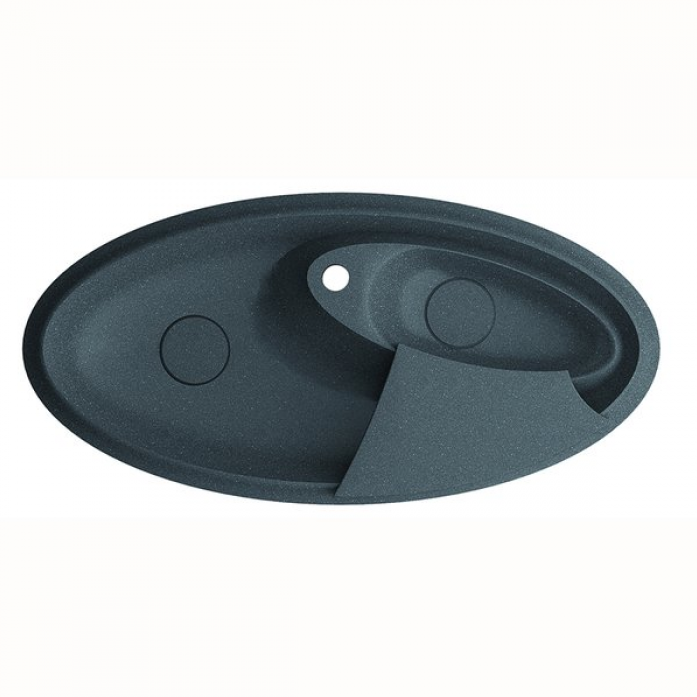 Кухонная мойка MARMORIN Silvanus Black Metalic 500 513 012 черный металлик