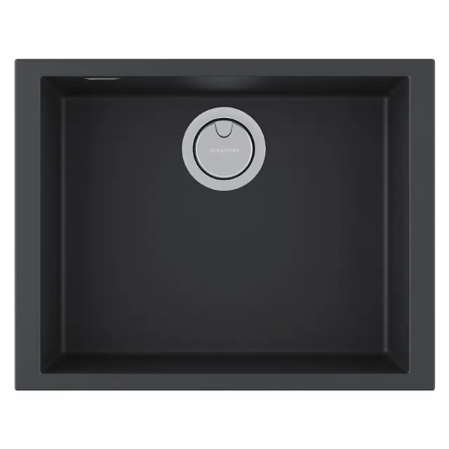 Мойка Paulmark NEO CLASSIC 56, ACRYSTONE, PM965644-AN, ANTRACITE, 560х435 мм,