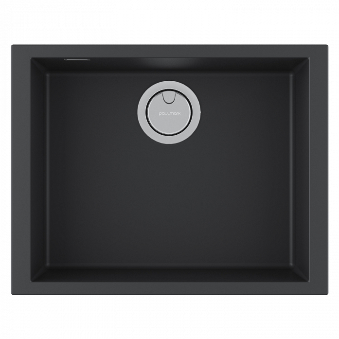Мойка Paulmark NEO CLASSIC 56, ACRYSTONE, PM965644-AN, ANTRACITE, 560х435 мм,