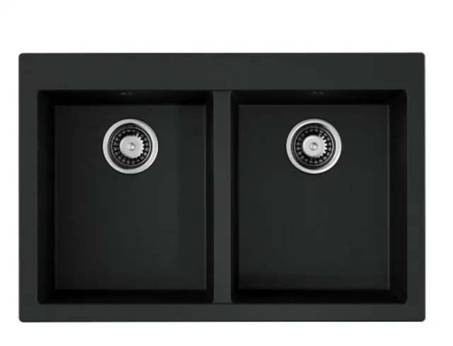 Кухонная мойка Omoikiri BOSEN 80-2 BL черный 4993836