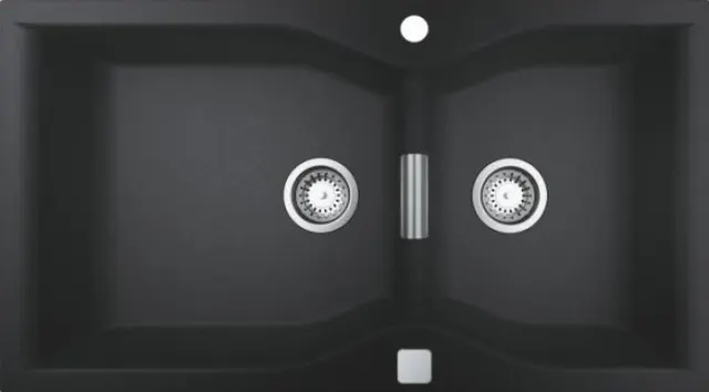 Мойка кухонная GROHE K700 31658AP0 черный гранит