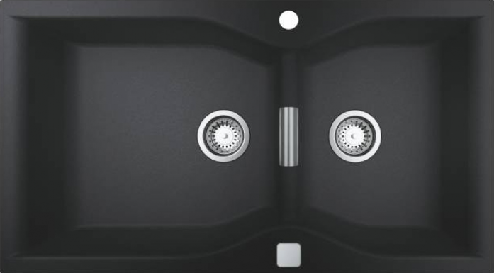 Мойка кухонная GROHE K700 31658AP0 черный гранит