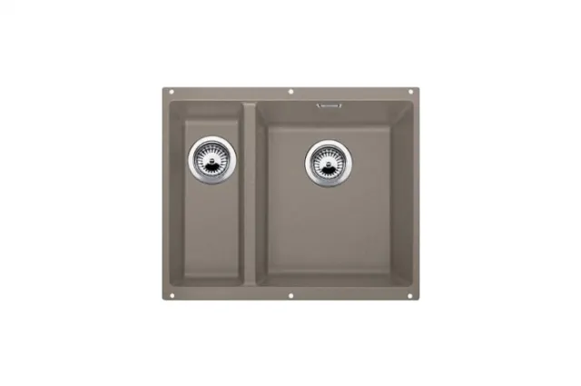 Кухонная мойка Blanco SUBLINE 340/160-U 523565 серый беж (чаша справа)