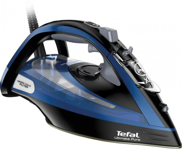 Утюг Tefal FV9848E0 черный/синий