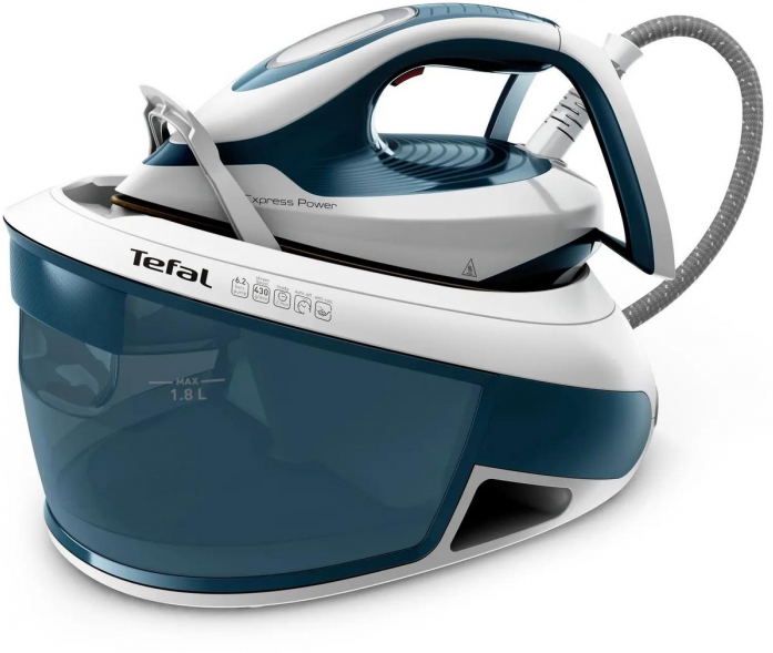 Парогенератор Tefal Express Power SV8111E0 синий/белый