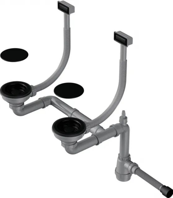 Арматура для двухчашевых моек Omoikiri WK-2C-GB 4956759