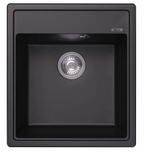 Кухонная мойка Abber Quarz AQ2901B черная