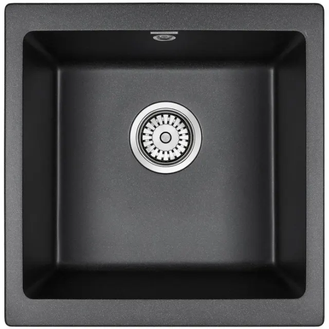 Кухонная мойка Paulmark Мойка GERA 50, IT-GRANIT, PM104546-AN, антрацит, 445х460, подст. мон.