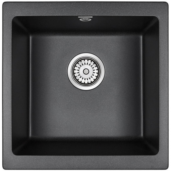Кухонная мойка Paulmark Мойка GERA 50, IT-GRANIT, PM104546-AN, антрацит, 445х460, подст. мон.