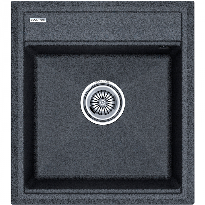 Мойка Paulmark STEPIA 45, IT-GRANIT, PM114651-DG, графит, 460х510,