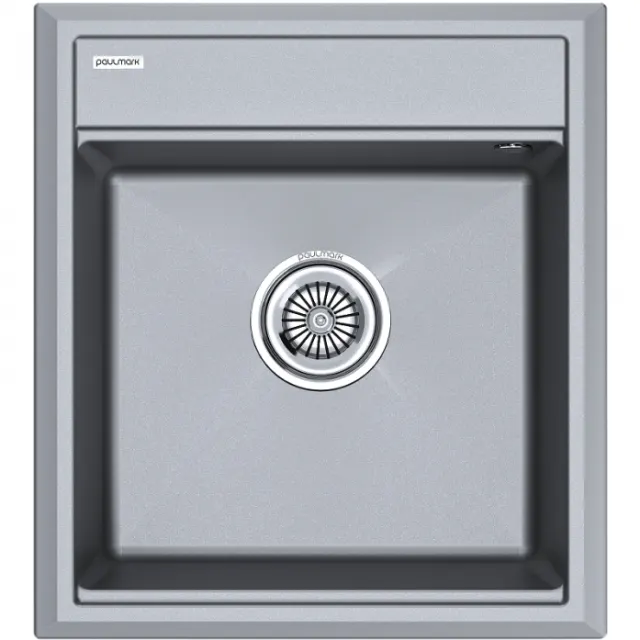 Мойка Paulmark STEPIA 45, IT-GRANIT, PM114651-GRM , серый металлик, 460х510,