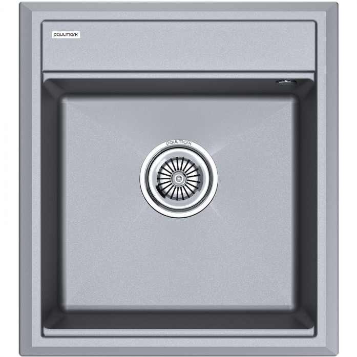 Мойка Paulmark STEPIA 45, IT-GRANIT, PM114651-GRM , серый металлик, 460х510,