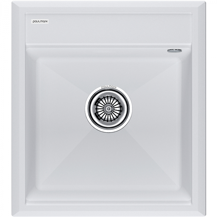 Мойка Paulmark STEPIA 45, IT-GRANIT, PM114651-WH , белый, 460х510,