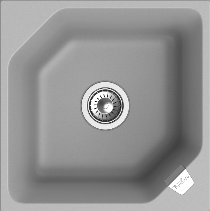 Мойка - RIVELATO LOCUS 50 LS-50 grigio metallizzat Rivelato LOCUS 50 LS-50 grigio metallizzat