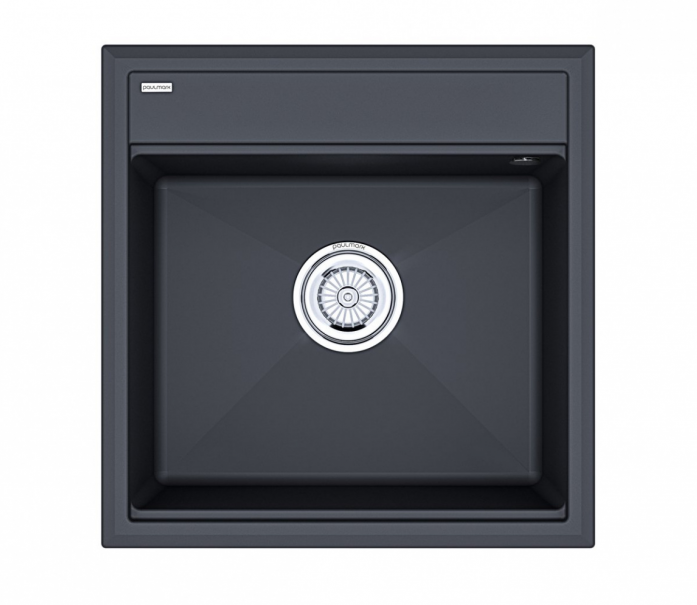 Мойка Paulmark STEPIA 50, IT-GRANIT, PM115051-AN, антрацит, 500х510,
