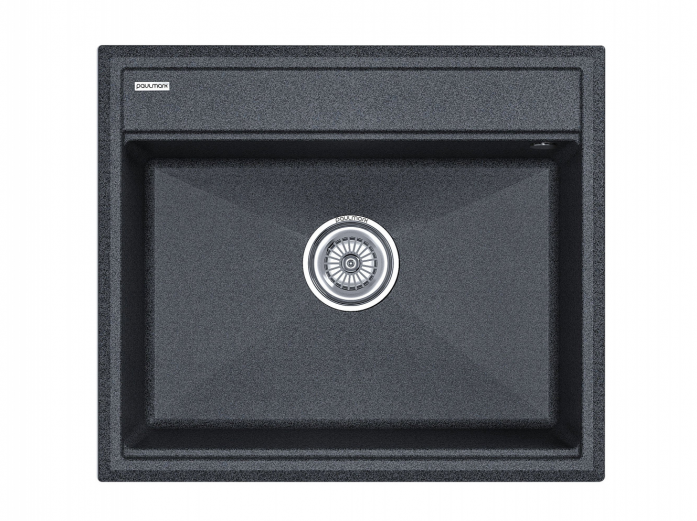 Мойка Paulmark STEPIA 60, IT-GRANIT, PM115951-DG, графит, 590х510,