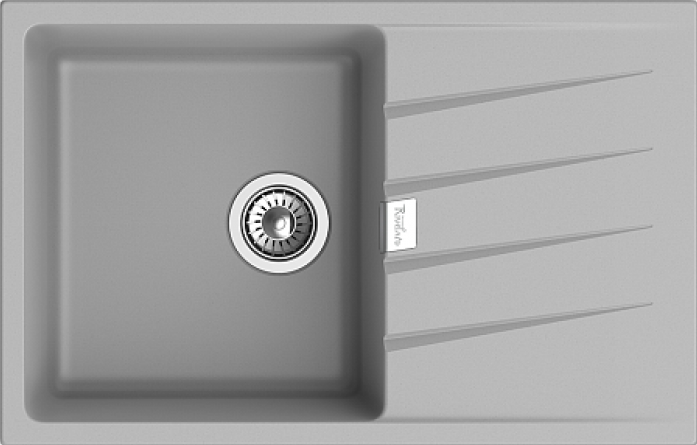 Мойка Rivelato Raum 78 RM-78 grigio metallizzato