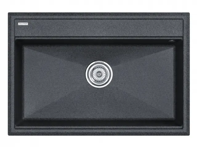 Мойка Paulmark STEPIA 80, IT-GRANIT, PM117551-DG, графит, 750х510,