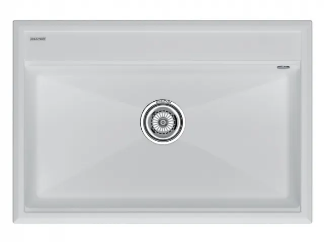 Мойка Paulmark STEPIA 80, IT-GRANIT, PM117551-WH , белый, 750х510,