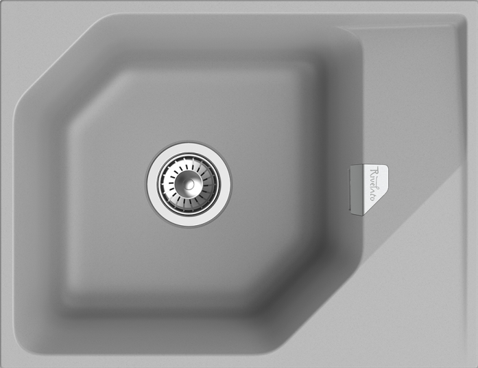 Мойка - RIVELATO LOCUS 65 LS-65 grigio metallizzato Rivelato LOCUS 65 LS-65 grigio metallizzato