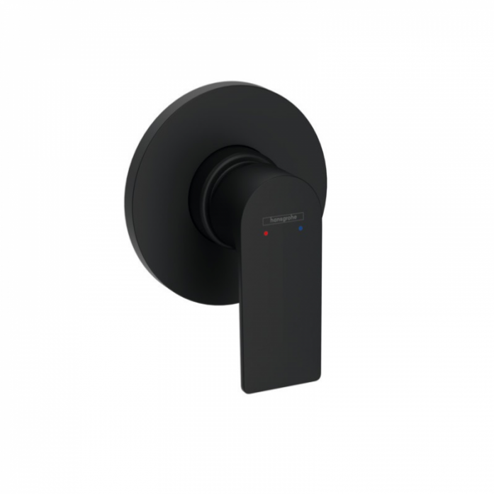 Смеситель для душа Hansgrohe Rebris E 72659670S (72659670+13620180) матовый черный