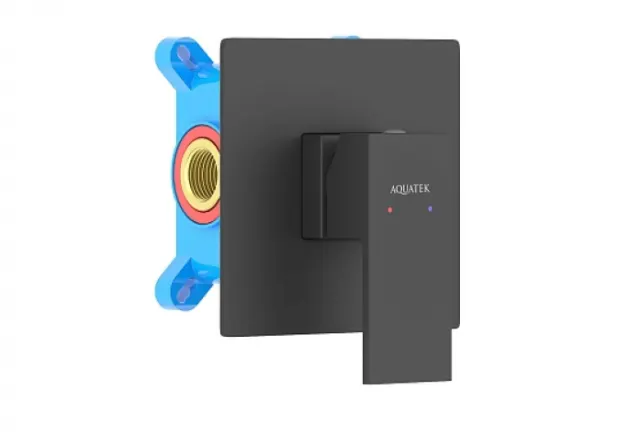 Смеситель для душа AQUATEK Либра AQ1666MB матовый черный