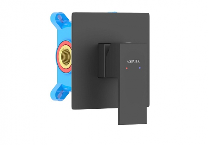 Смеситель для душа AQUATEK Либра AQ1666MB матовый черный