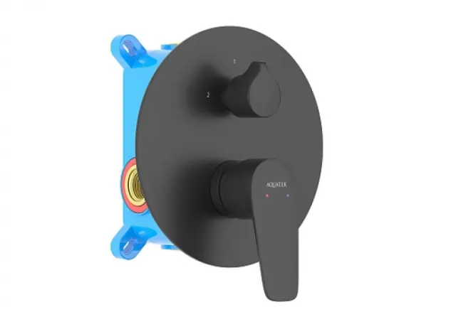 Смеситель для ванны AQUATEK Бетта AQ1146MB матовый черный