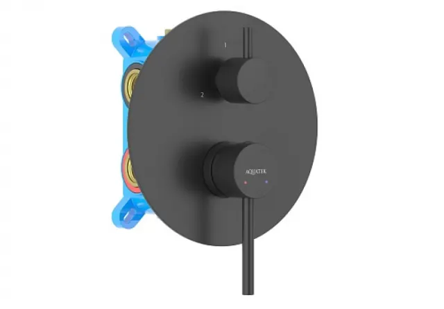 Смеситель для ванны AQUATEK Европа AQ1347MB матовый черный